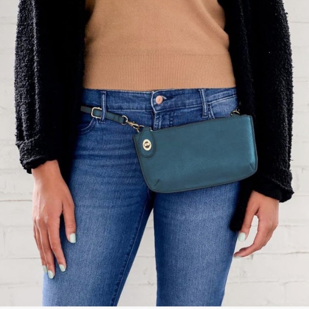 Joy Susan peacock blue Mini Crossbody